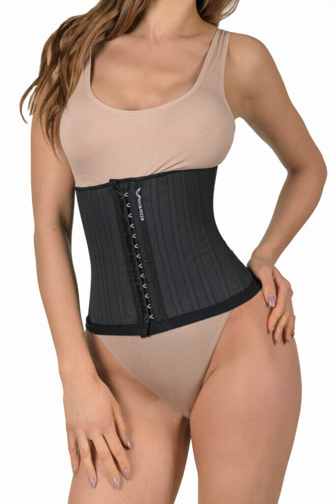 High Compression Waist Trainer- COUTURE Nude - MASKATEER