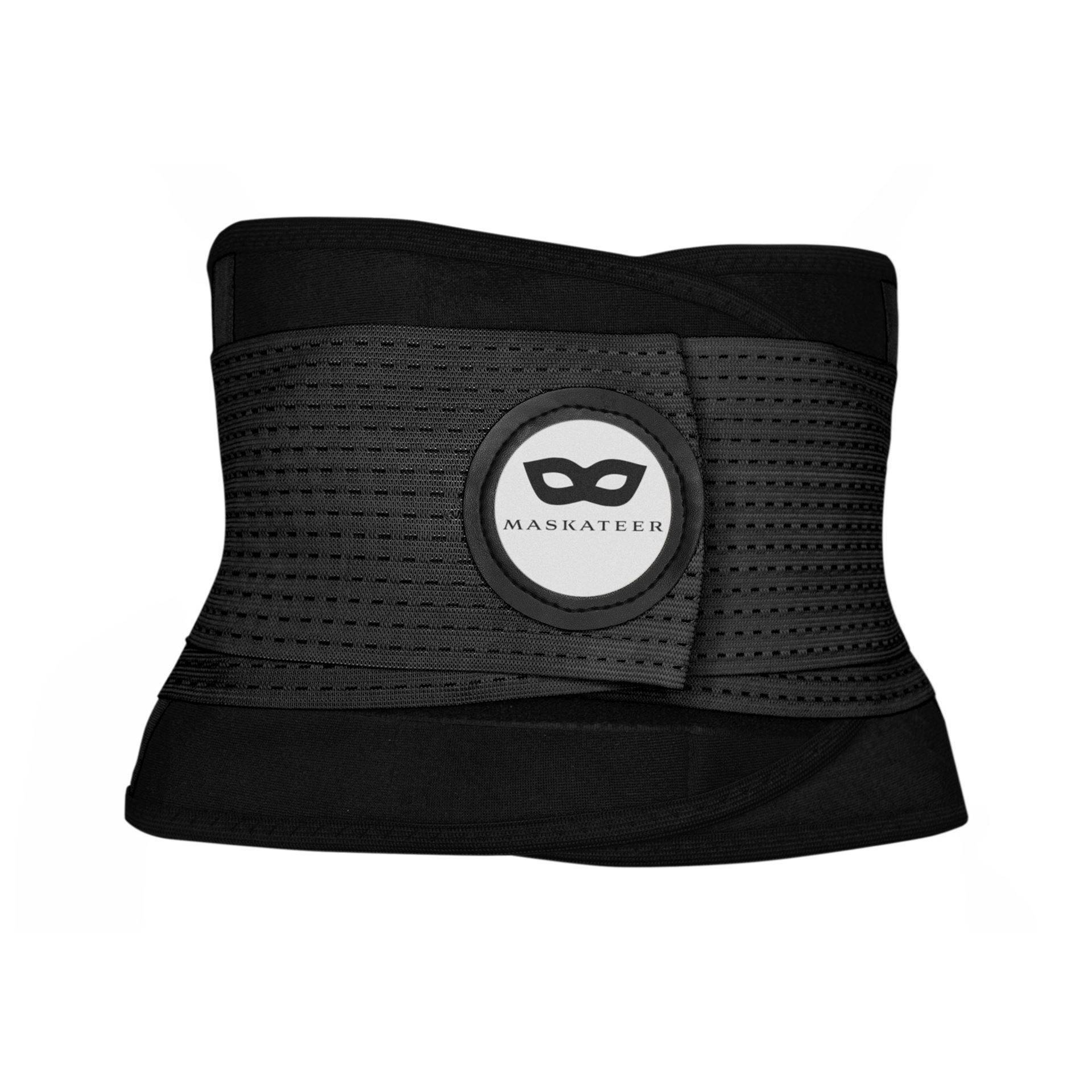 IRONSPORT Black Polyester Iron Sport Vested Slimmer Belt - Waist