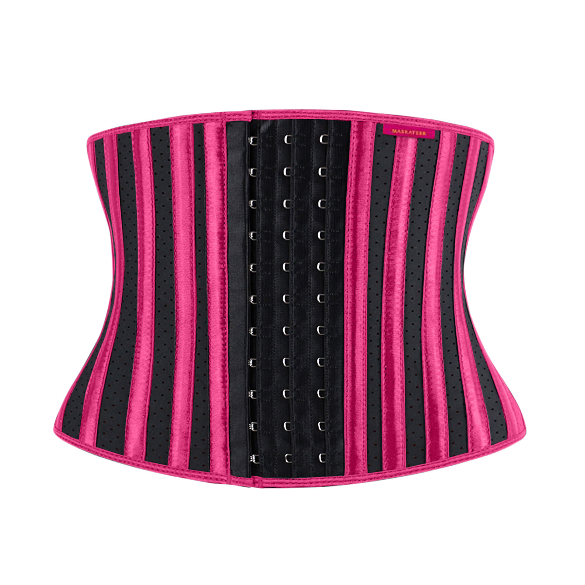 Breathable Waist Trainer – Collection AIR Black & Pink - MASKATEER